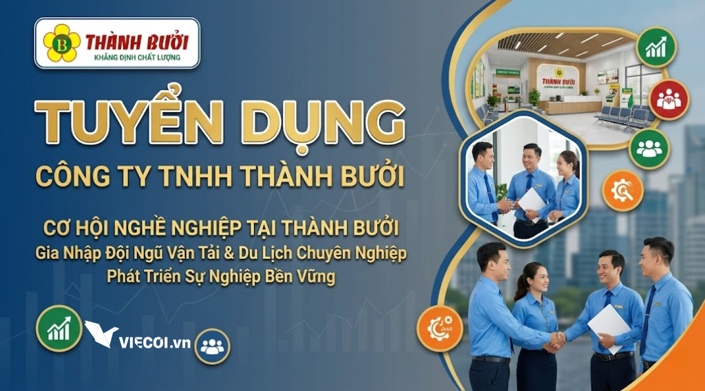Thành Bưởi Bus 採用情報：魅力的なキャリアのチャンス、今すぐ応募
