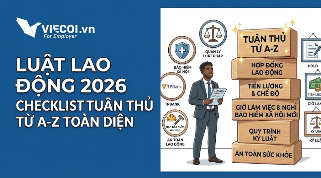 Checklist Tuân Thủ Luật Lao Động 2026 Từ A-Z Cho Doanh Nghiệp