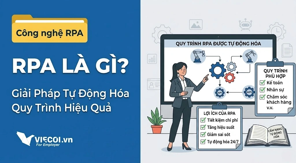 RPA Là Gì? Giải Pháp Tự Động Hóa Quy Trình Cho Doanh Nghiệp