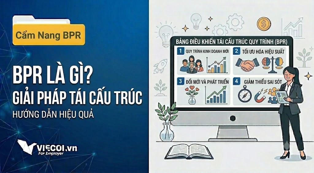 BPR là gì? Giải pháp tái cấu trúc quy trình kinh doanh