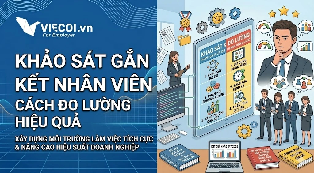 Khảo Sát Gắn Kết Nhân Viên: Cách Đo Lường Hiệu Quả