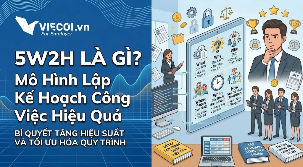 5W2H là gì? Mô hình lập kế hoạch công việc hiệu quả