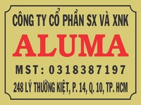 CÔNG TY CP SẢN XUẤT VÀ XNK ALUMA