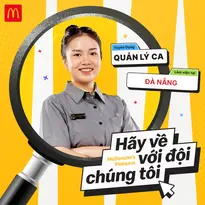 McDonalds ĐÀ NẴNG TUYỂN DỤNG QUẢN LÝ CA TRỰC NHÀ HÀNG
