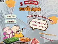 Nhân viên nhà hàng - Lotte Võ Chí Công, Tây Hồ