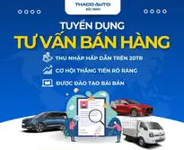 TUYỂN DỤNG TƯ VẤN BÁN HÀNG XE Ô TÔ