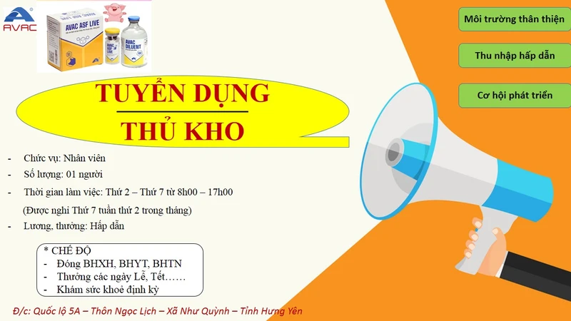 Nhân viên Thủ kho