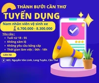 Lao động phổ thông -  Nam nhân viên vệ sinh xe (rửa xe)