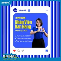 Nhân viên bán hàng VInamilk