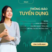 NHÂN VIÊN HỌC VỤ TIẾNG ANH