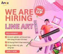 [ARTEZ Đà Nẵng] Tuyển dụng Artist - vẽ Line art (Họa sĩ minh họa)