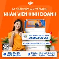 Nhân viên kinh doanh khu vực Hà Nội - Thu nhập 8-25 triệu+++