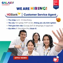 Tổng đài viên Chăm Sóc Khách Hàng HD Bank - Line 24/7