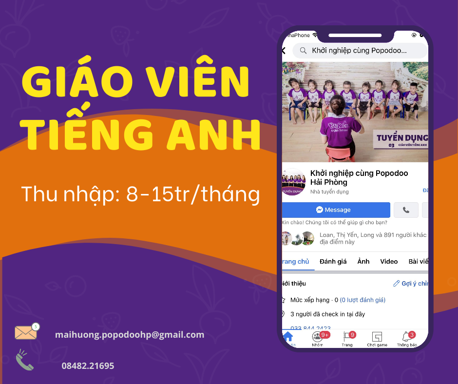 Giáo viên tiếng Anh tại Hải Phòng