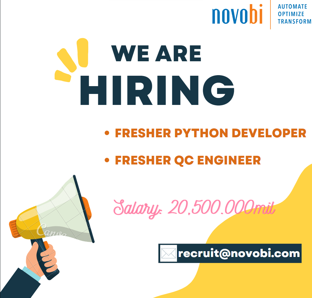 Tuyển dụng FRESHER/JUNIOR/SENIOR PYTHON/ODOO DEVELOPER tại TPHCM