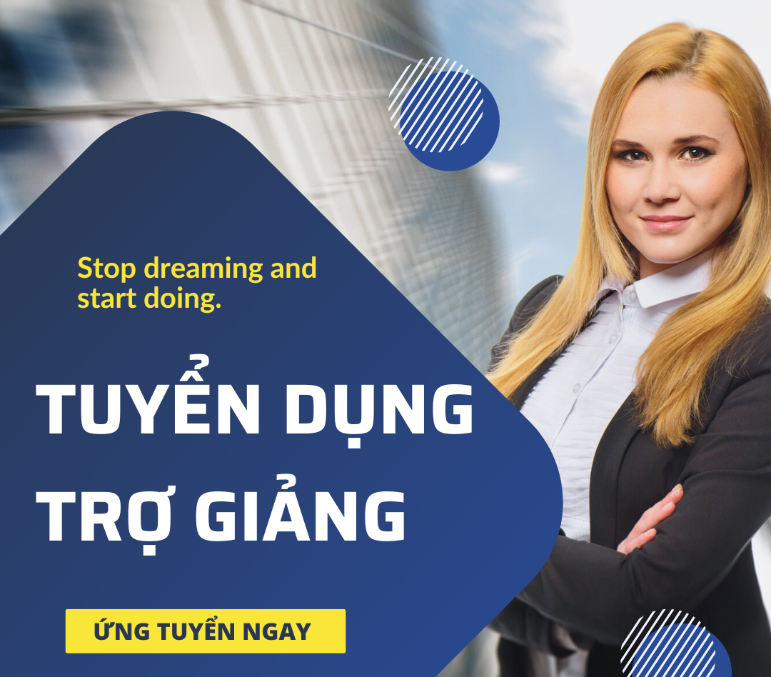 TUYỂN DỤNG TRỢ GIẢNG ONLINE
