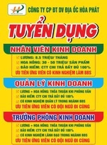 NHÂN VIÊN KINH DOANH BĐS