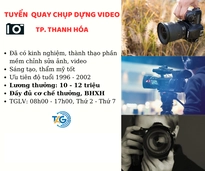 Nhân viên Quay chụp dựng Video